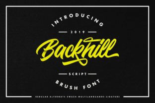 Backhill: A Bold Display Font That Demands Attention—Used Right