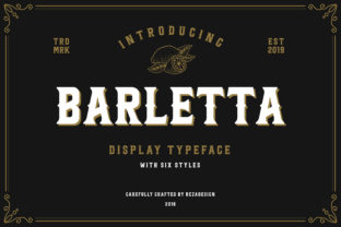 Barletta Font: A Timeless Serif with Vintage Charm and Modern Versatility