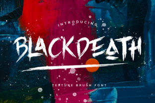 Blackdeath: A Bold, Hand-Drawn Typography Choice