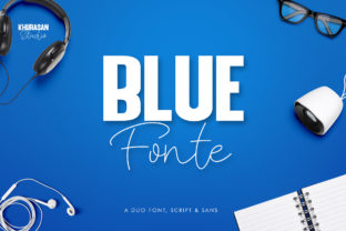 Blue Fonte Duo: Elegant Typography That Just Works