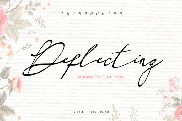 Deflecting: A Handwritten Font That Balances Personality and Professionalism