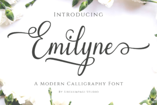 Emilyne: A Hand-Lettered Calligraphy Font Designed for Real Creative Workflows