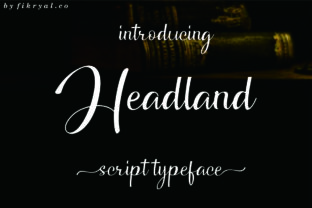 Headland: A Refined Script Font That Bridges Classic Charm and Modern Utility