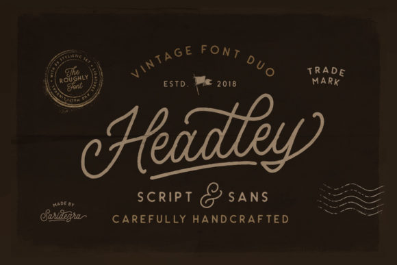 Headley Duo: A Vintage Font Duo for Real Projects