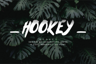Hookey: A Bold Handwritten Font for Real Projects