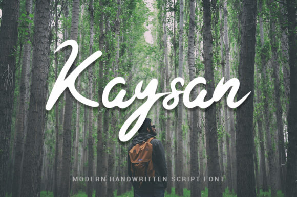 Kaysan: The Elegant Handwritten Script That Elevates Modern Design