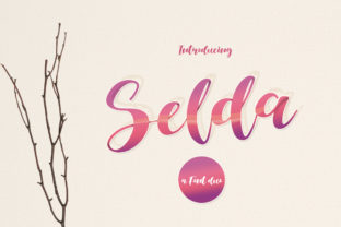 Selda Duo: A Modern Calligraphy Font Duo for Cheerful, Versatile Design